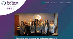 Desktop Screenshot of decleeneoptometry.com